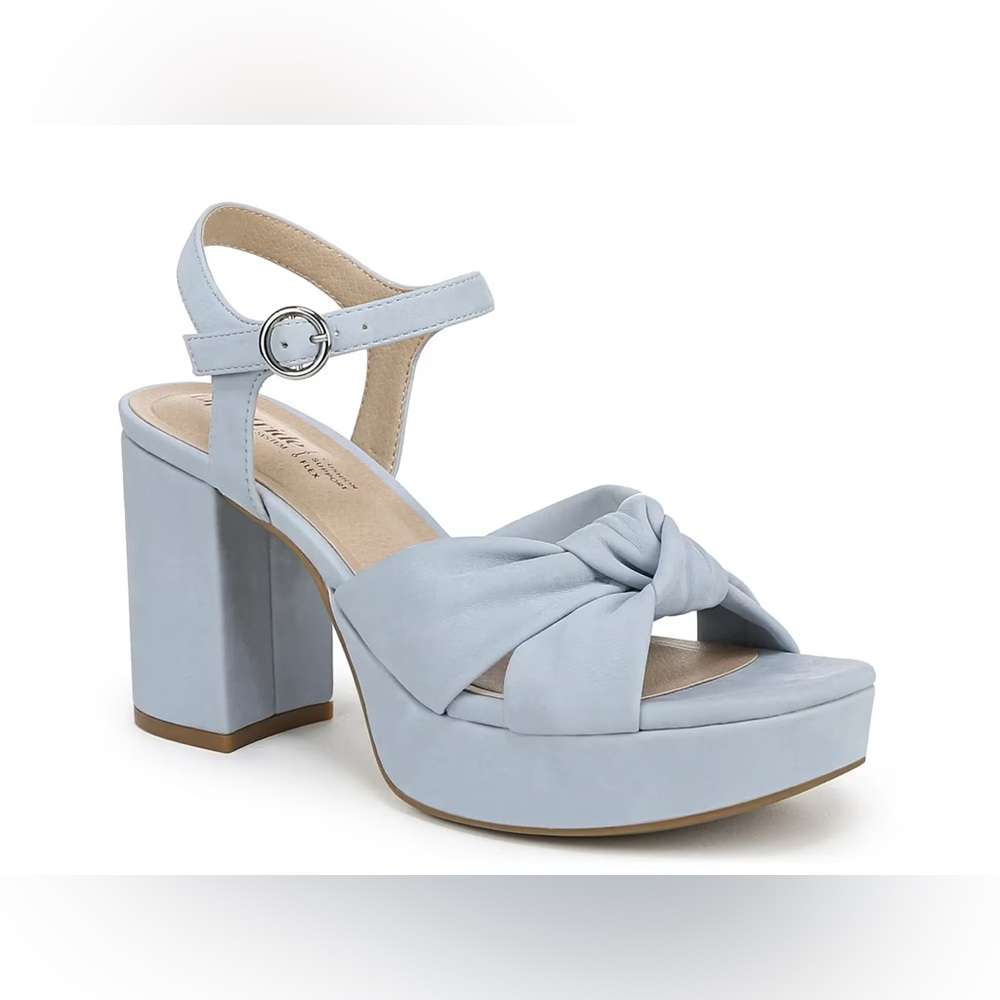 Light Blue Women's Platform Sandals